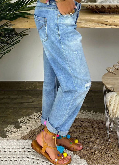 Lisa – Hoge Taille Zomerjeans voor Dames
