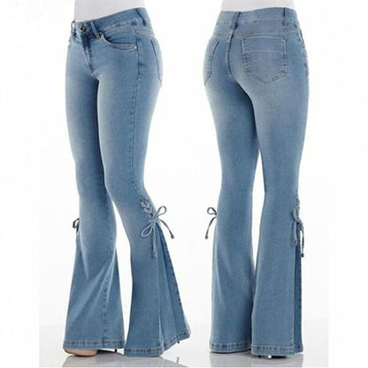Amy – Dames Stretch-Jeans met Midden Taille