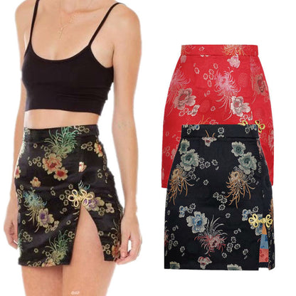 Victoria – Retro Cheongsam-Kleid mit Seitenschlitz und hohem Bund