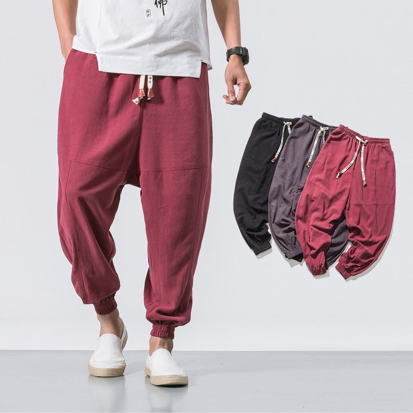 Philip – Sportieve heren joggingsbroek met elastische tailleband en zakken