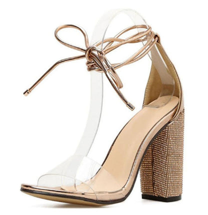 Pamela – Dames Sandalen met Dikke Hakken