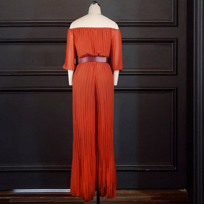 Jenny – Een-Schouder Elegante Jumpsuit