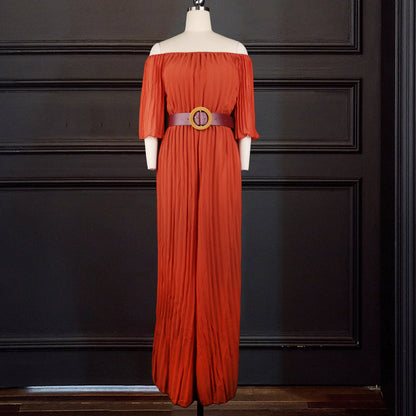 Jenny – Een-Schouder Elegante Jumpsuit