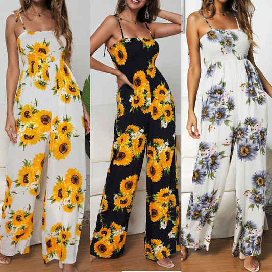 Chelsea – Elegant Damesjumpsuit met Zebra-Patroon