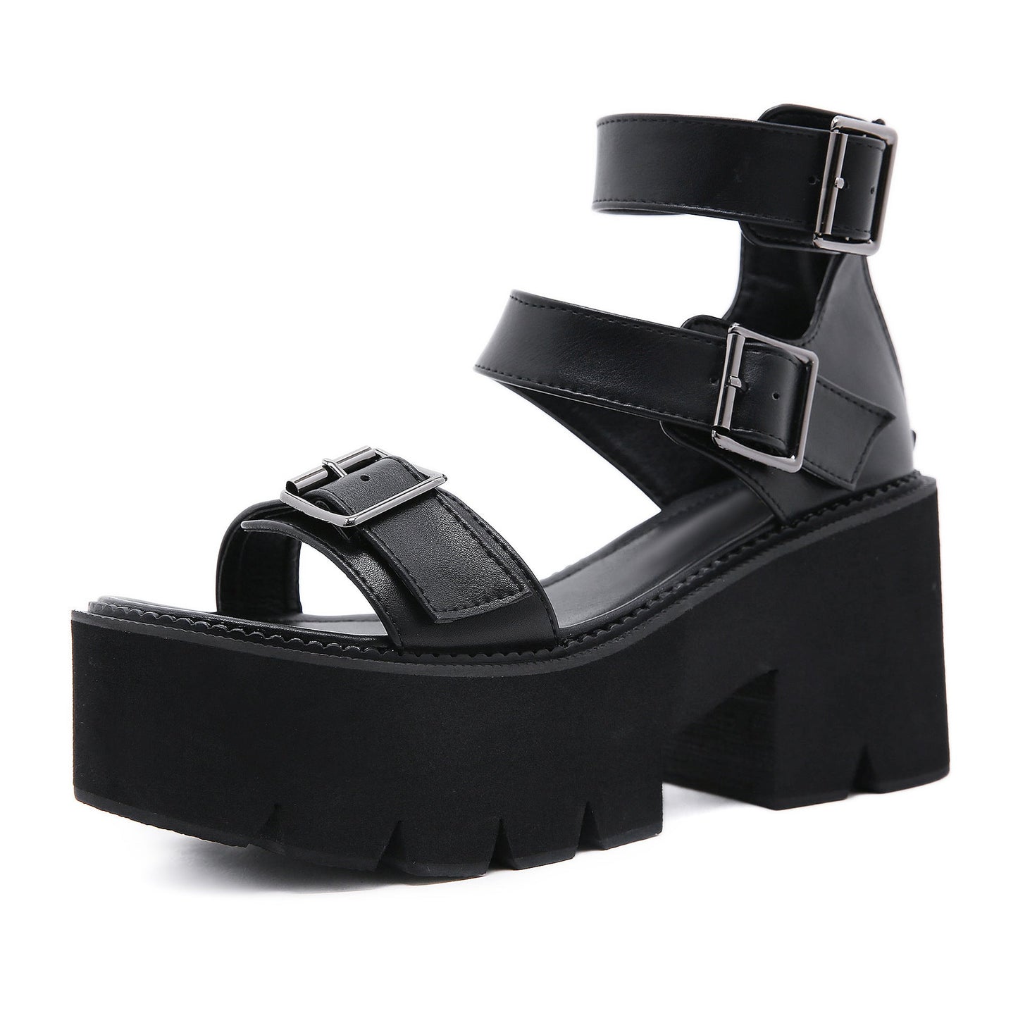 Melissa – Chunky Platform Sandalen in Gothic-Stijl