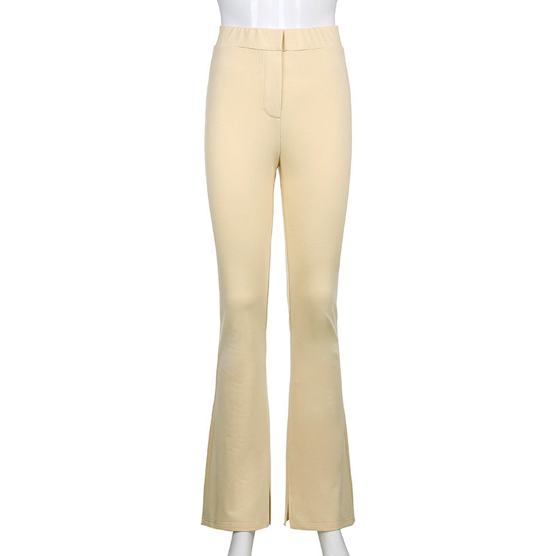 Joy – Hoog getailleerde Skinny-broek met Split voor Dames