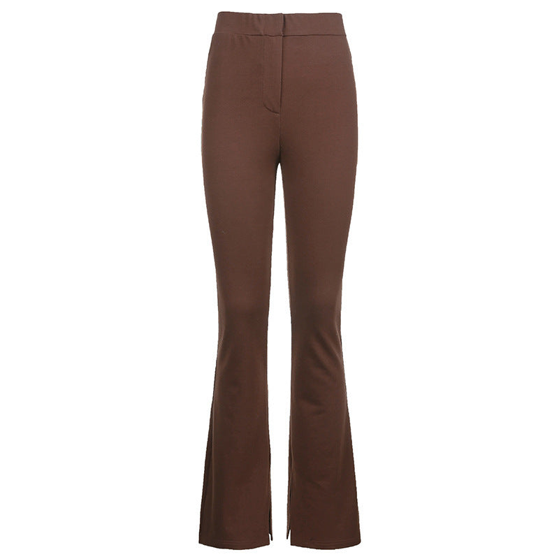 Joy – Hoog getailleerde Skinny-broek met Split voor Dames