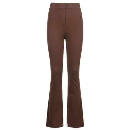 Joy – Hoog getailleerde Skinny-broek met Split voor Dames
