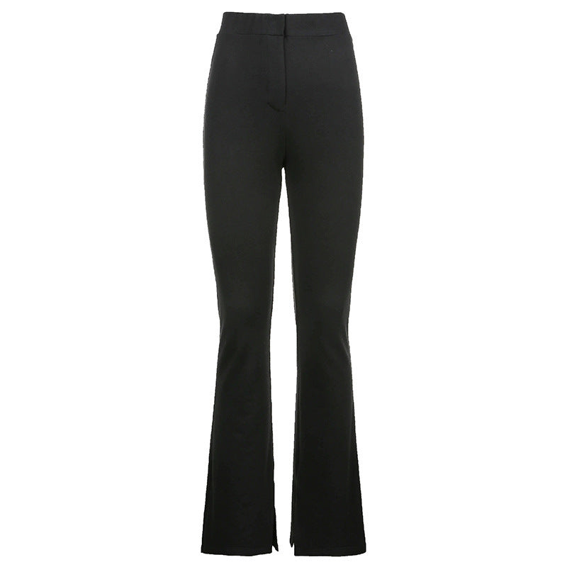 Joy – Hoog getailleerde Skinny-broek met Split voor Dames