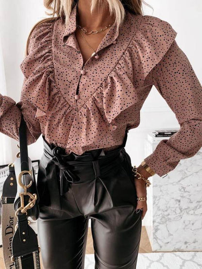 Juliet – Langärmlige Damesblouse Casual Tops