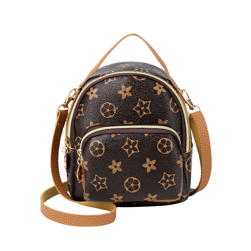 Helen – Draagbare Rucksack met Ruitpatroon