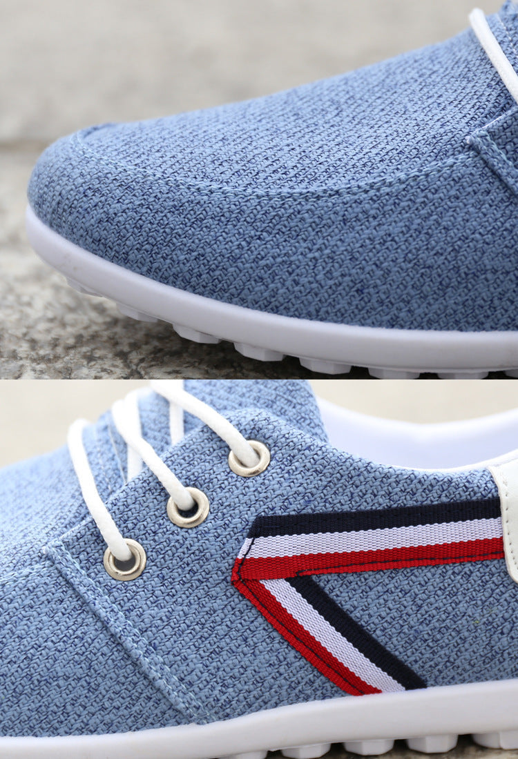 David – Sportieve Heren Canvas Schoenen met Zacht Voetbed