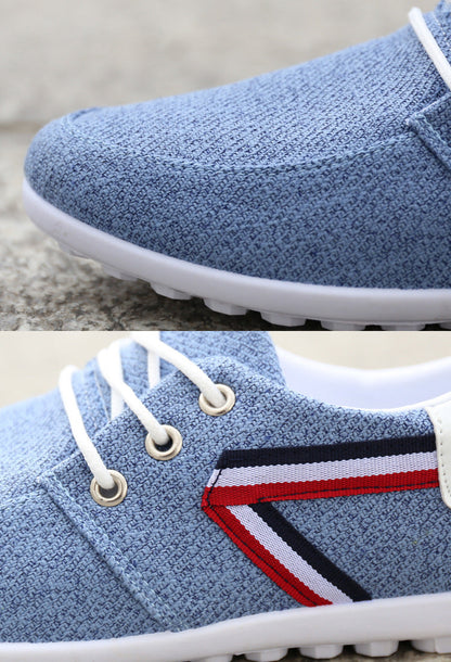 David – Sportieve Heren Canvas Schoenen met Zacht Voetbed