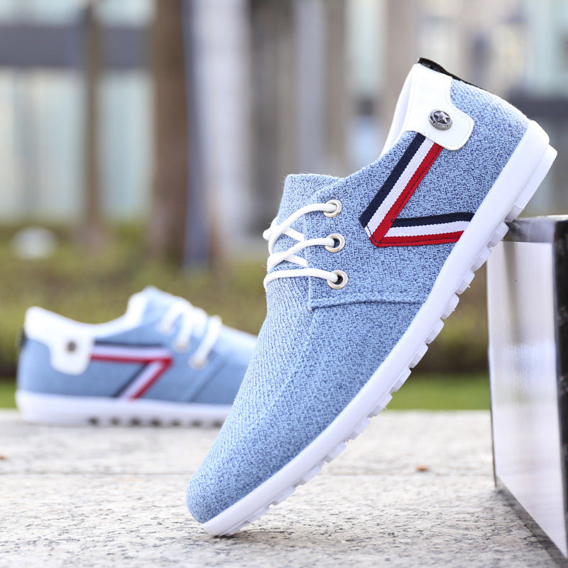 David – Sportieve Heren Canvas Schoenen met Zacht Voetbed