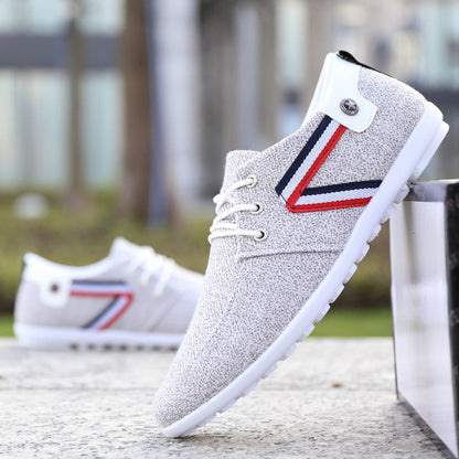 David – Sportieve Heren Canvas Schoenen met Zacht Voetbed