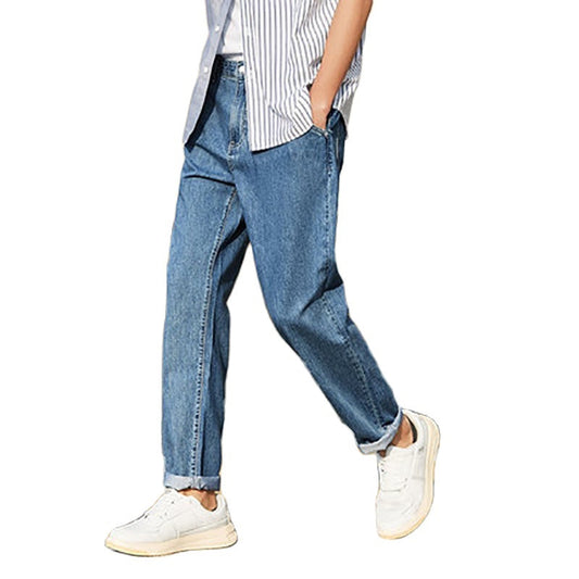 Perry – Nieuwe losse katoenen jeans voor heren in de herfst