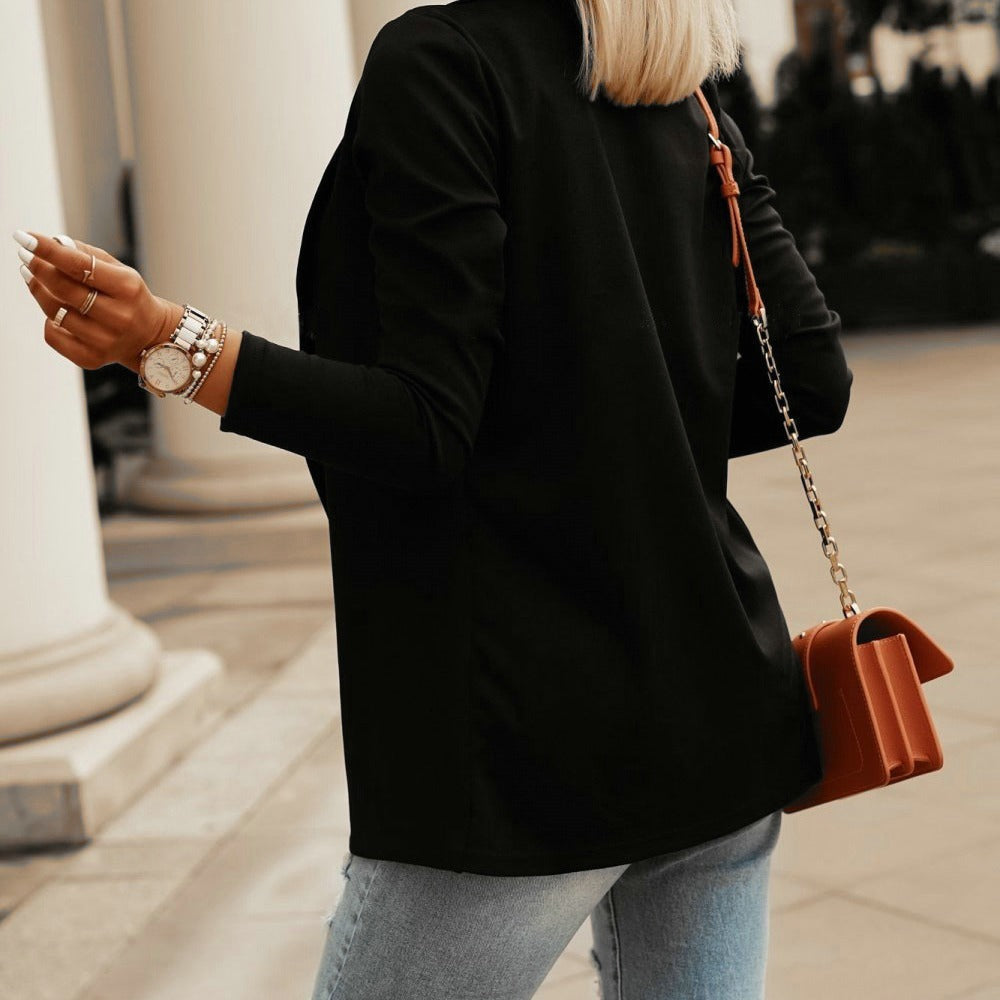 Lucy – Elegante Damesblazer met Lange Mouwen voor Lente en Herfst