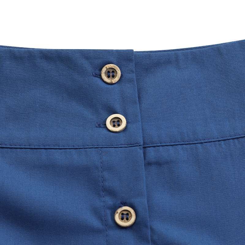 Lynda – Damenrock mit hohem Bund und Uni-Farbe