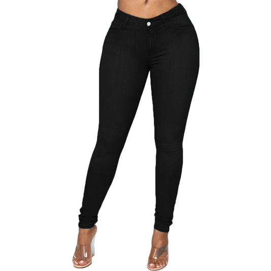 Zoe – Europese Stijl Dames Skinny Jeans met Potloodsnit XL