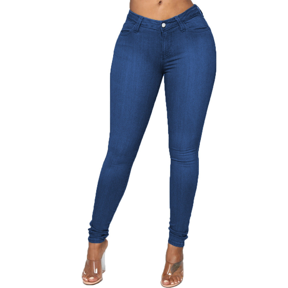 Zoe – Europese Stijl Dames Skinny Jeans met Potloodsnit XL