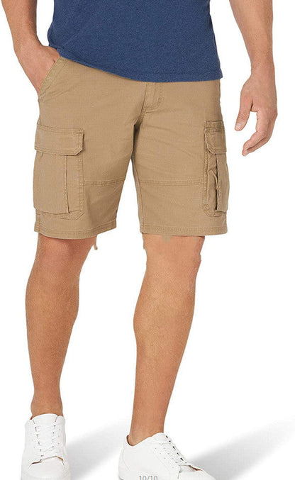 Allan – Herenshorts met meerdere zakken van polyester