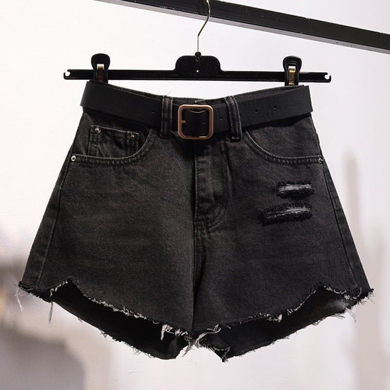 Natasha – Onregelmatige Denim-Shorts voor Dames