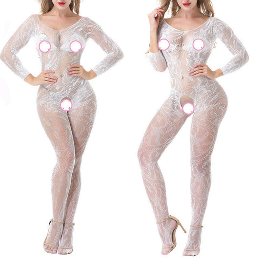 Lucy – Sexy Net Jumpsuit voor Dames