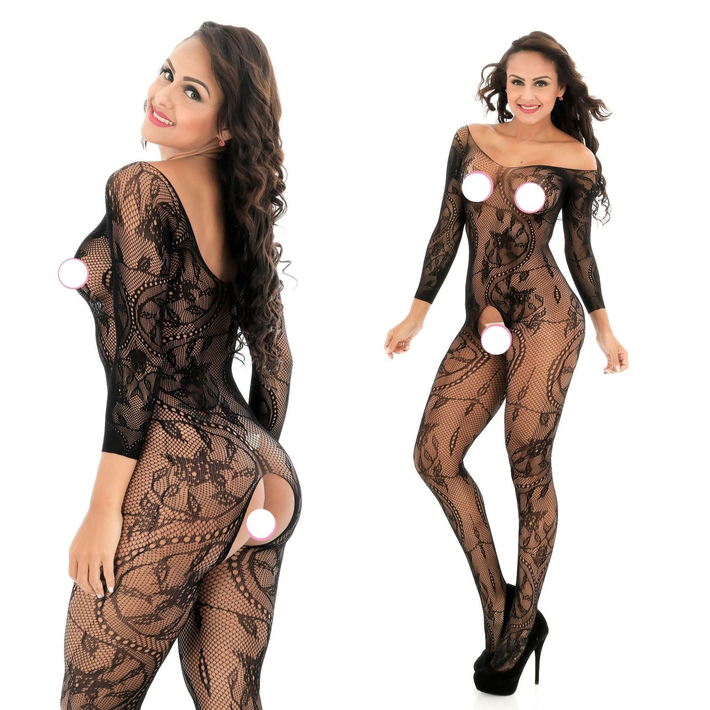 Lucy – Sexy Net Jumpsuit voor Dames