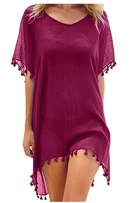 Tamara – Losse Chiffon Tuniek voor het Strand