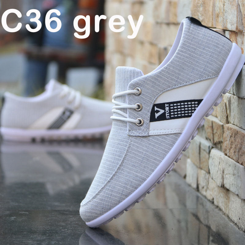 David – Sportieve Heren Canvas Schoenen met Zacht Voetbed