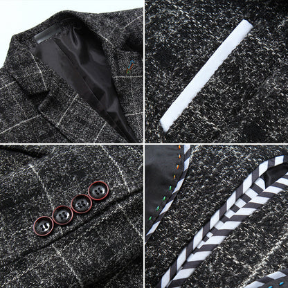 Joel – Slim Fit Herenpak met Klassiek Ruitpatroon