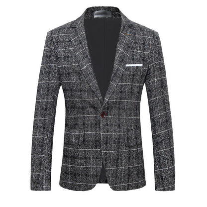 Joel – Slim Fit Herenpak met Klassiek Ruitpatroon