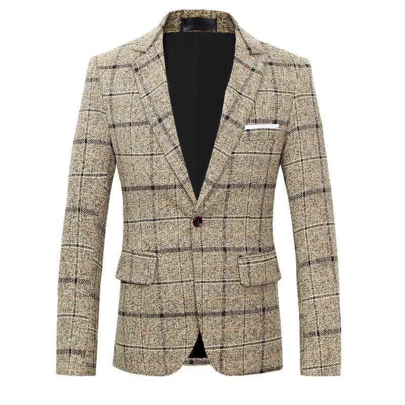 Joel – Slim Fit Herenpak met Klassiek Ruitpatroon