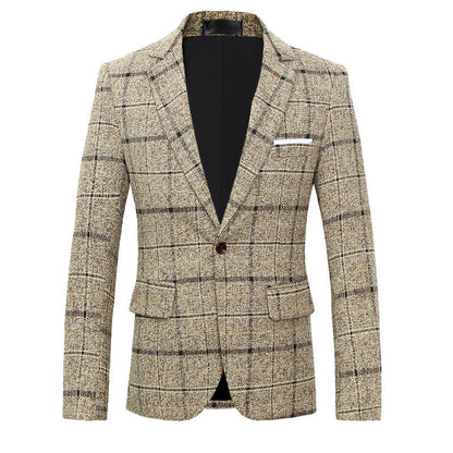 Joel – Slim Fit Herenpak met Klassiek Ruitpatroon