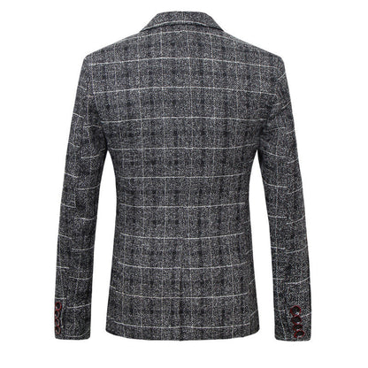 Joel – Slim Fit Herenpak met Klassiek Ruitpatroon