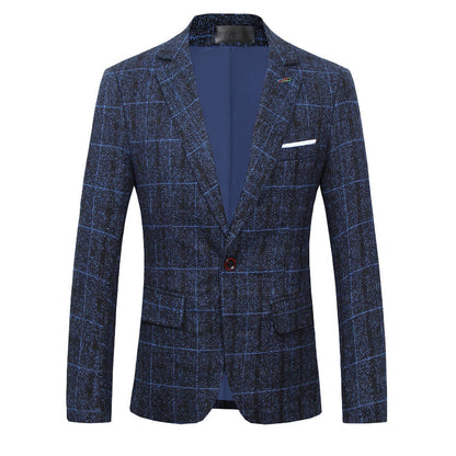 Joel – Slim Fit Herenpak met Klassiek Ruitpatroon