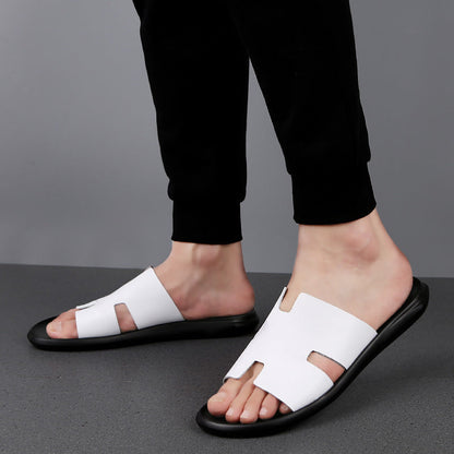 Victor – Flip-Flop-Sandalen aus veganem Leder für Herren