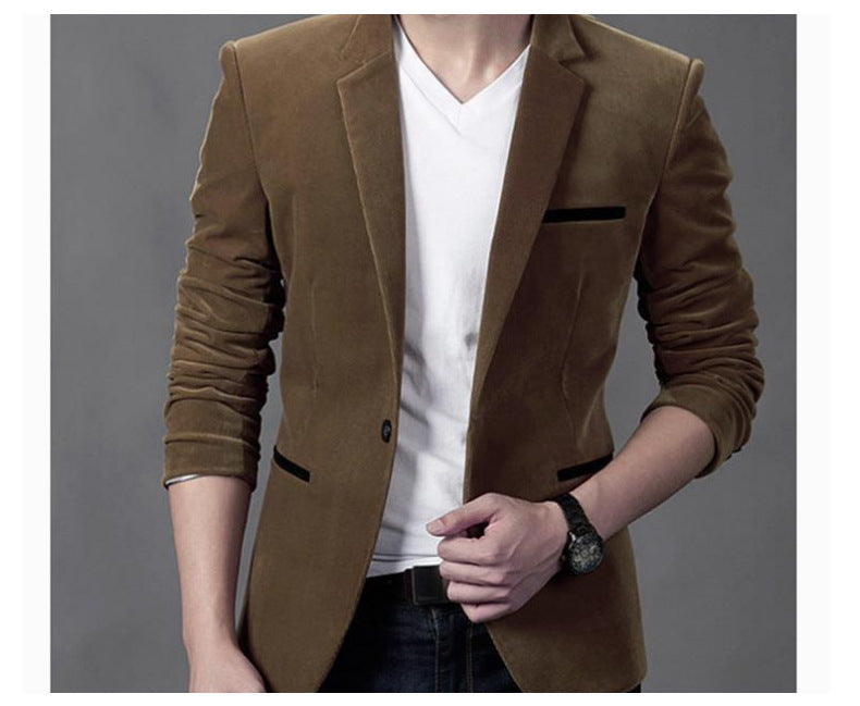 Gary – Slank Heren Corduroy Pak