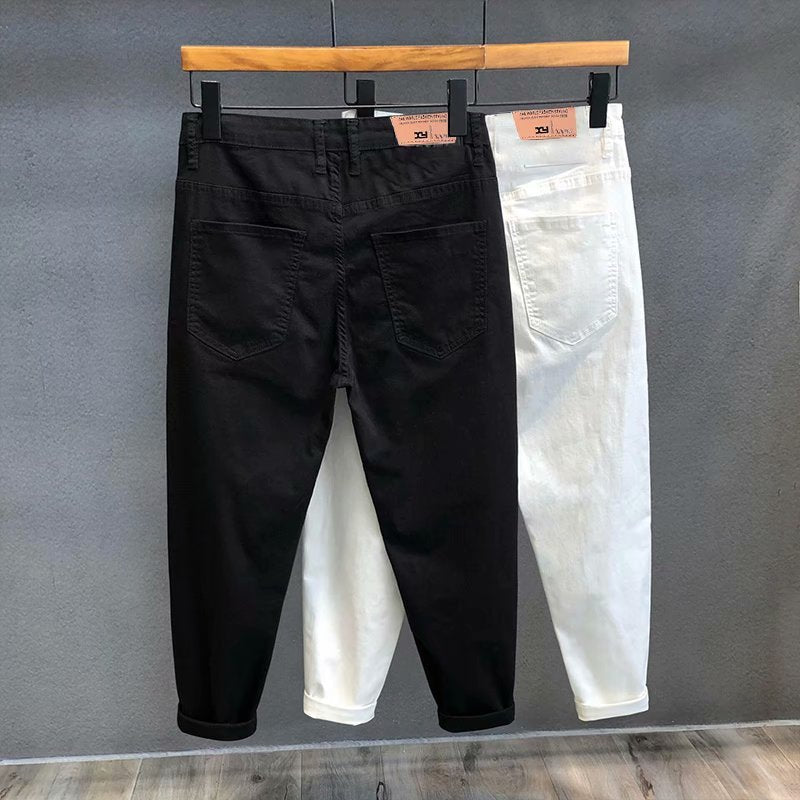 Rodney – Witte Jeans voor Mannen met Smalle Pijpen voor de Zomer
