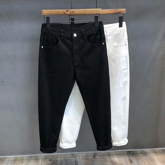 Rodney – Witte Jeans voor Mannen met Smalle Pijpen voor de Zomer
