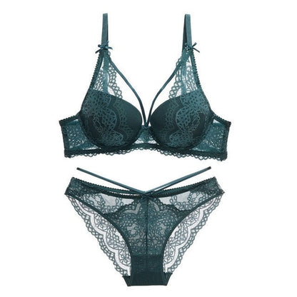 Robyn – Groen Push-up BH-set voor Dames