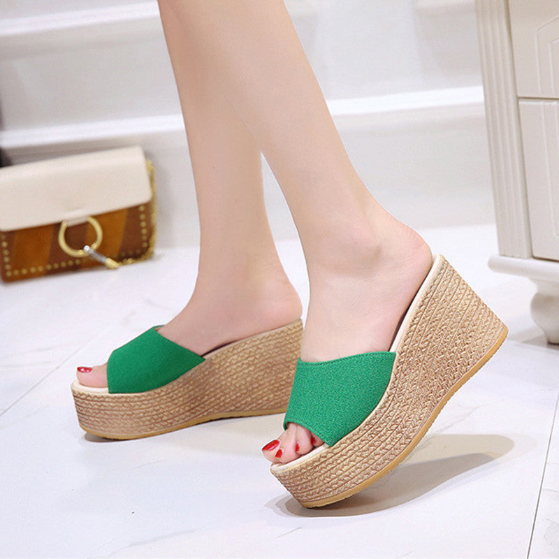 Jessica – Dames Sandalen met Sleehak en Pailletten