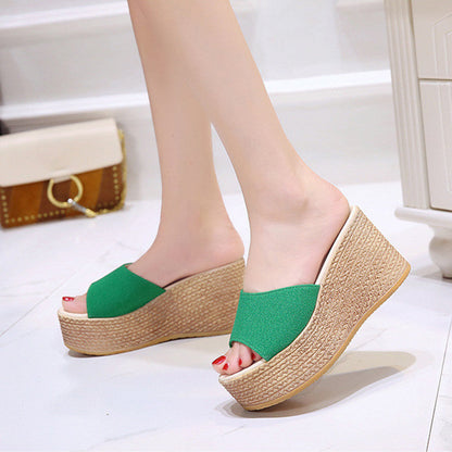 Jessica – Dames Sandalen met Sleehak en Pailletten