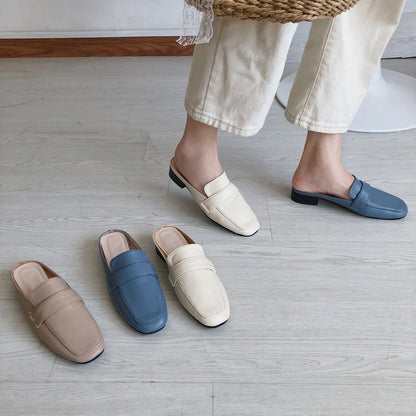 Clara – Damesplatte Schoenen met Kap uit Vegan Leer