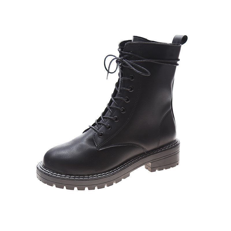 Christina – Vegan Leren Dames Schneestiefel met Wol en Antislipzool