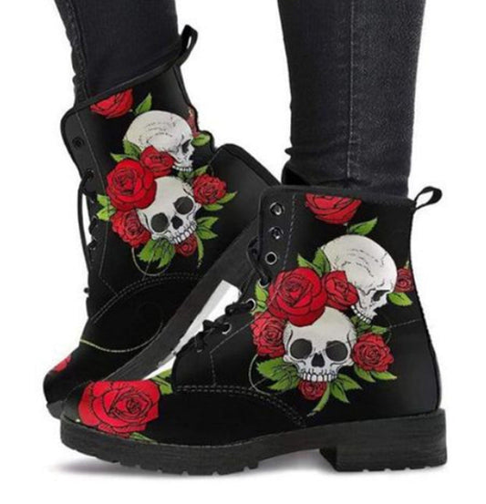 Christine – Gedrukte Dames-Veterschoenen