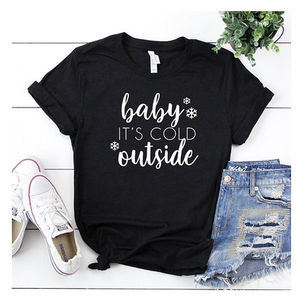 Christine – Dames T-Shirt van Katoen met Kruismotief