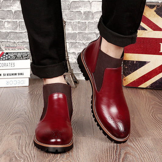 Adrian – Vegan Leren Martin Boots voor Heren