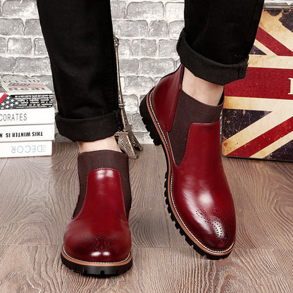 Adrian – Vegan Leren Martin Boots voor Heren