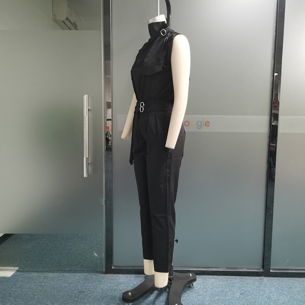 Esme – Schouder- en Taillevormende Blouse met Riem